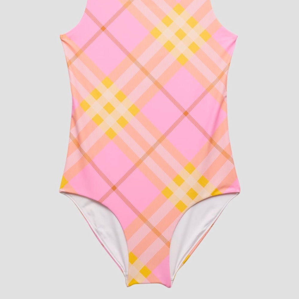 Burberry Tirza Plaid Swimsuit. Size 8. Runs a little small. I'd say 7/8.
